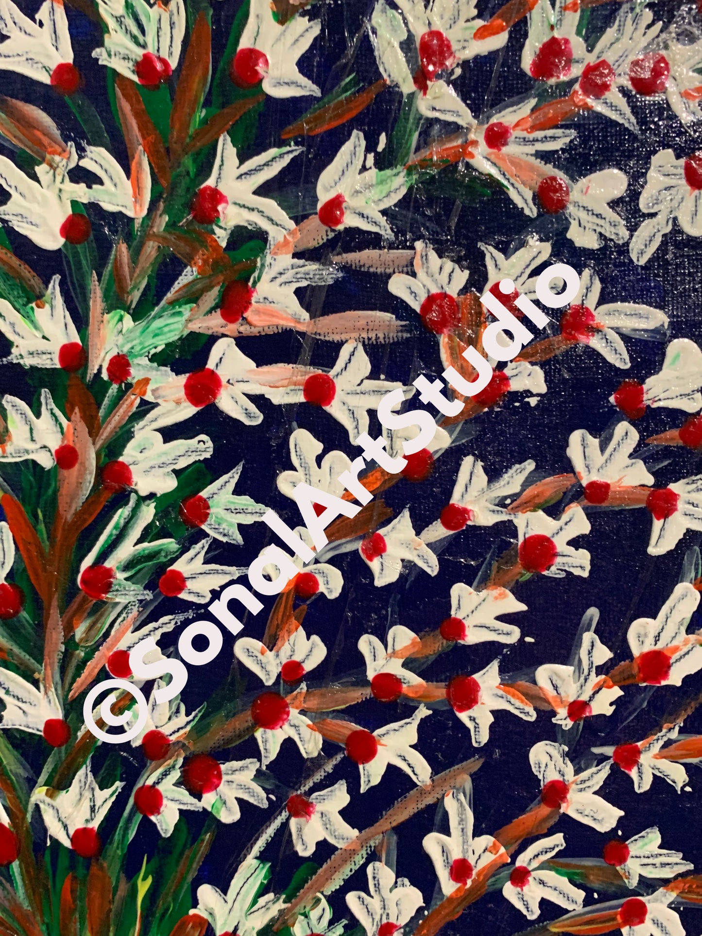 Flowers Painting - SonalArtStudio