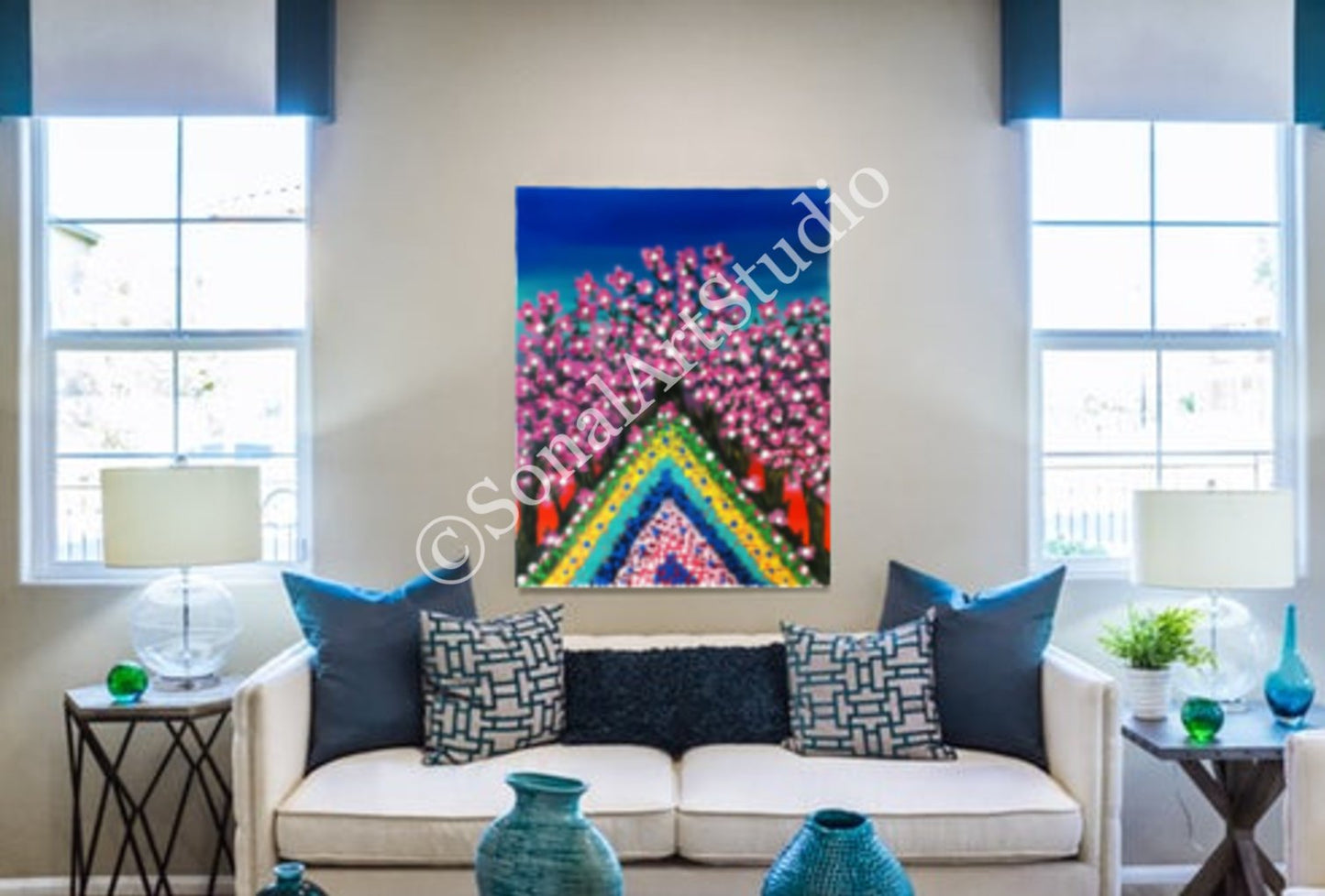 Beauty of Blossom Valley - SonalArtStudio