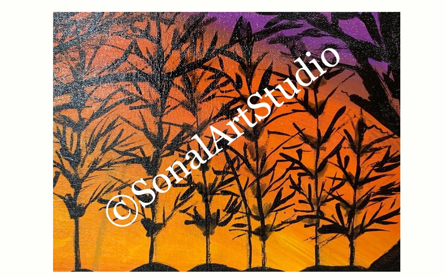 Sunset Shadows - SonalArtStudio