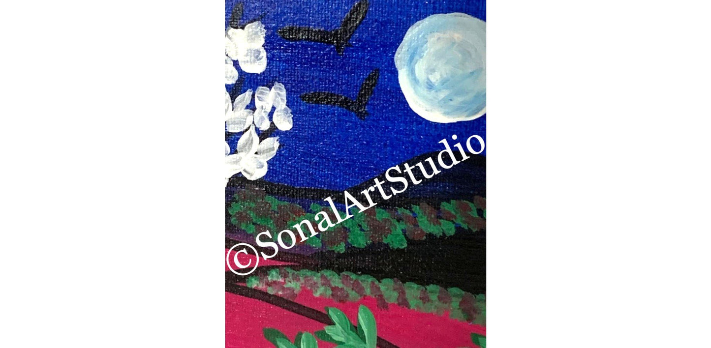 Moon Night - SonalArtStudio
