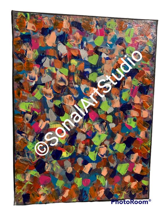 Metallic Colors Painting - SonalArtStudio