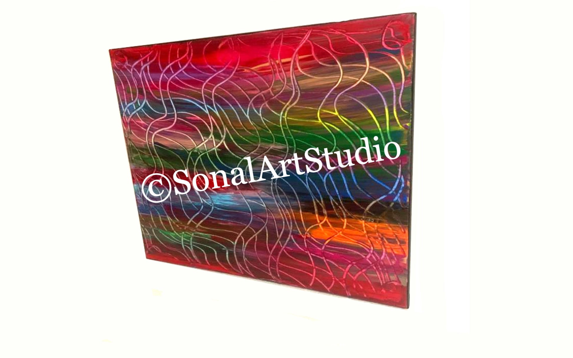 Rainbow Waves - SonalArtStudio