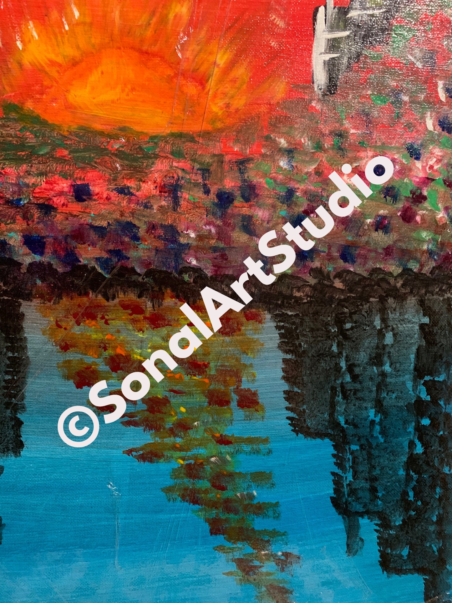 Sunset Painting - SonalArtStudio