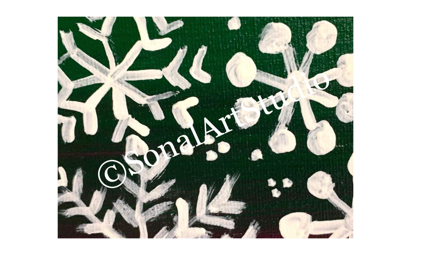 Crystal Snowflakes - SonalArtStudio